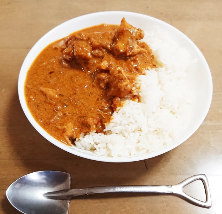 カレーライスにして実食